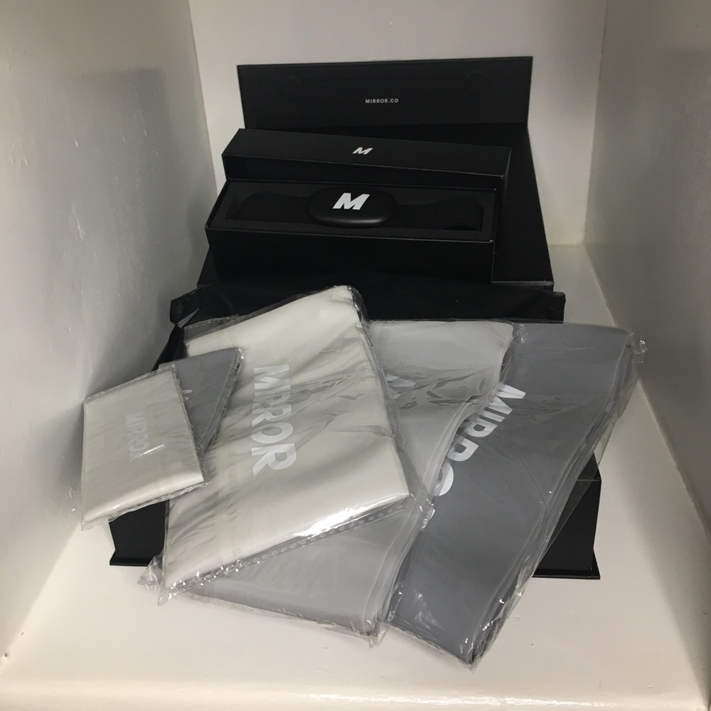 Lululemon Studio Mirror Starter Kit New Heart Rate Monitor Fitness Band
